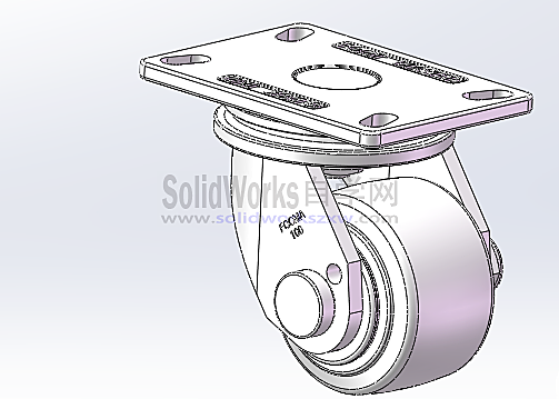 福马脚轮模型下载-SolidWorks设计师必备模型库