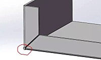SolidWorks钣金折弯边角的这种余料怎么去掉？方法简单