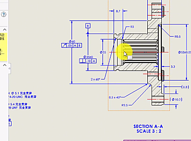 SolidWorks批量添加孔中心线及基准尺寸标注实战技巧