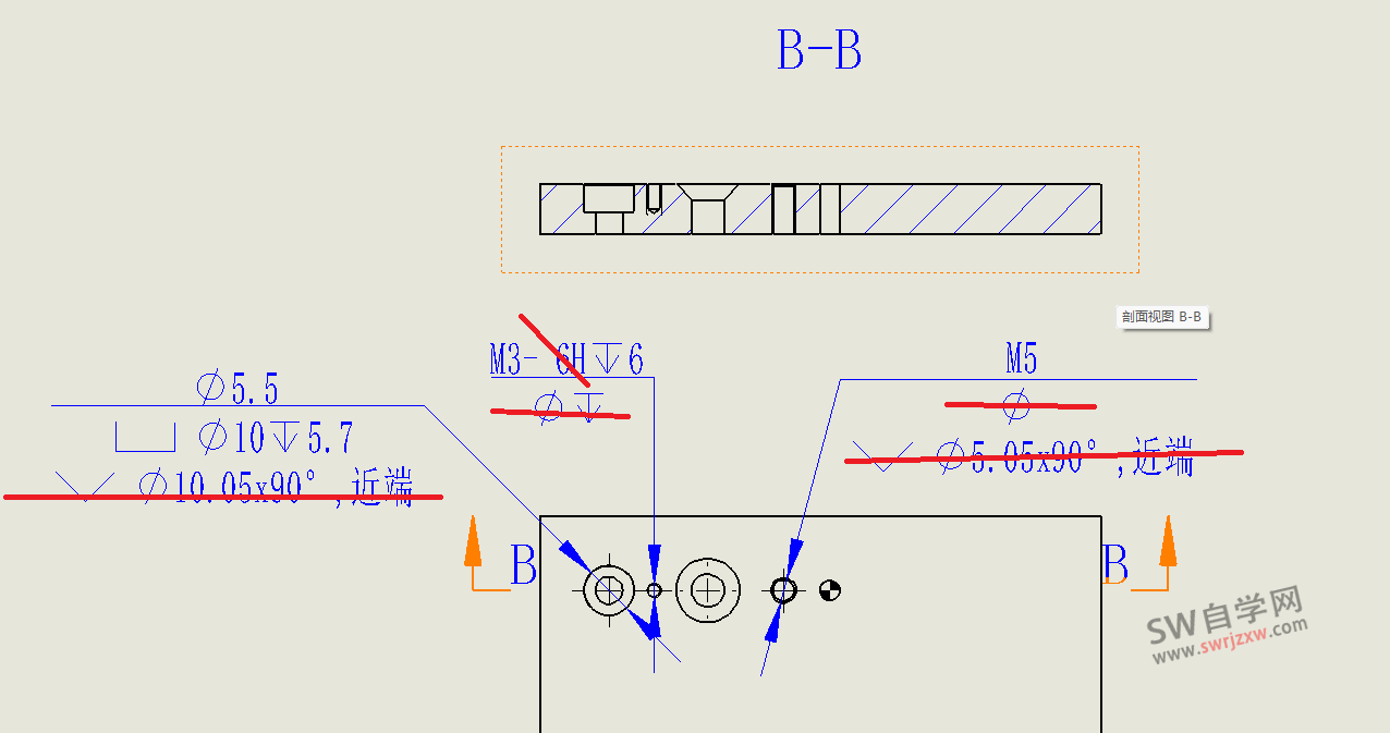 SolidWorks孔标注样式修改及孔标注样式文件位置 – sw自学网