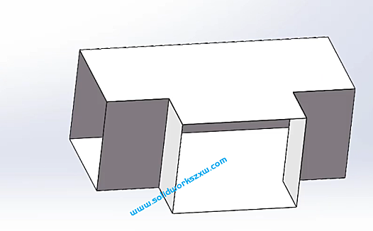 6.4SolidWorks钣金三通方管道案例