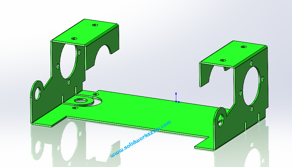 SolidWorks钣金练习题,钣金展开折叠命令综合训练
