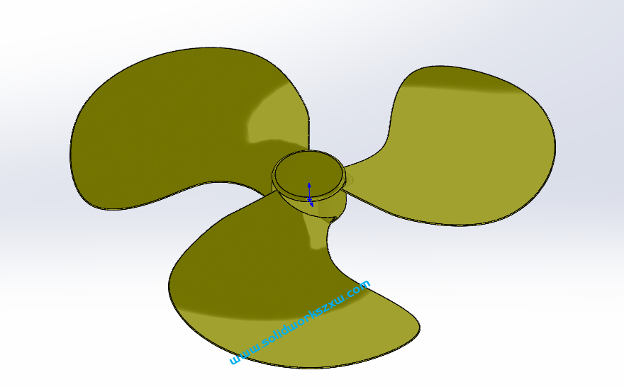 SolidWorks风扇扇叶怎么画?实战练习一下