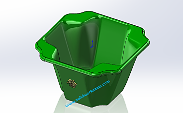 用SolidWorks画花盆,建模步骤详细
