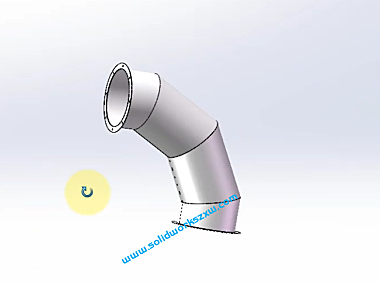 6.1SolidWorks钣金90度弯头案例