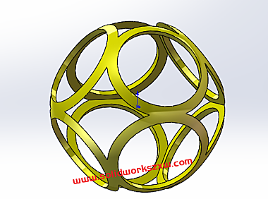 SolidWorks练习题之八面体建模实例,操作步骤很详细