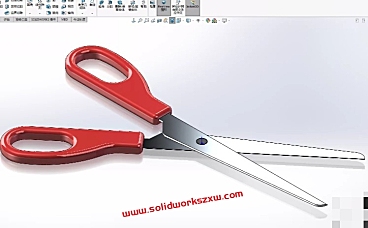 SolidWorks练习题之剪刀的绘制,常规命令巩固练习
