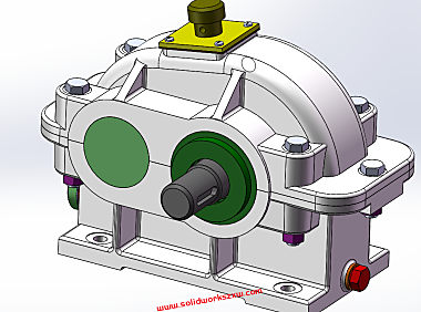 SolidWorks一级齿轮减速机减速器下载