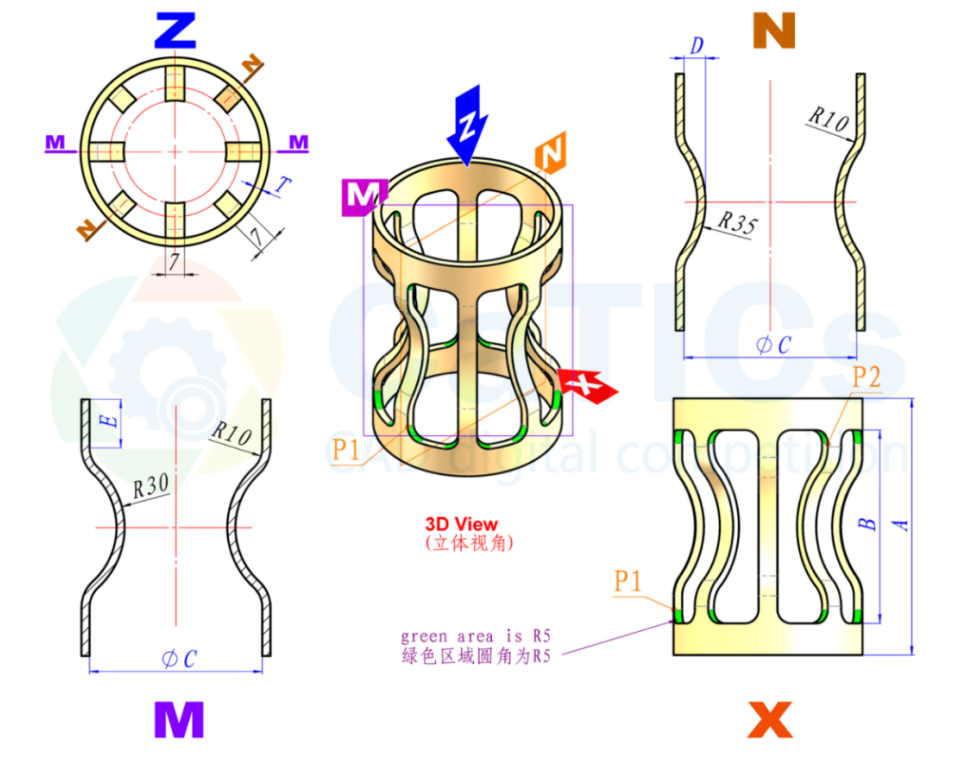 SolidWorks练习题精选8附视频讲解步骤分析