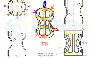 SolidWorks练习题精选8附视频讲解步骤分析