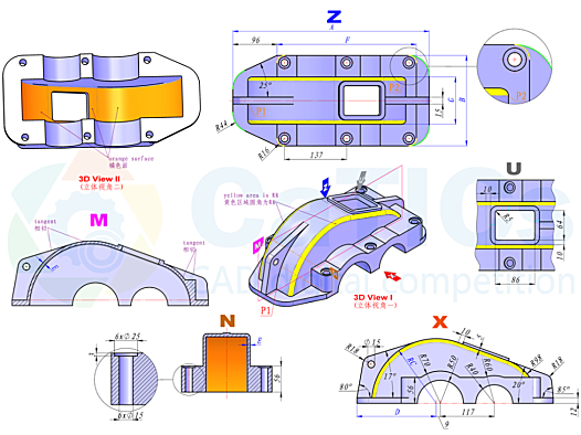 SolidWorks练习题精选10附视频讲解步骤