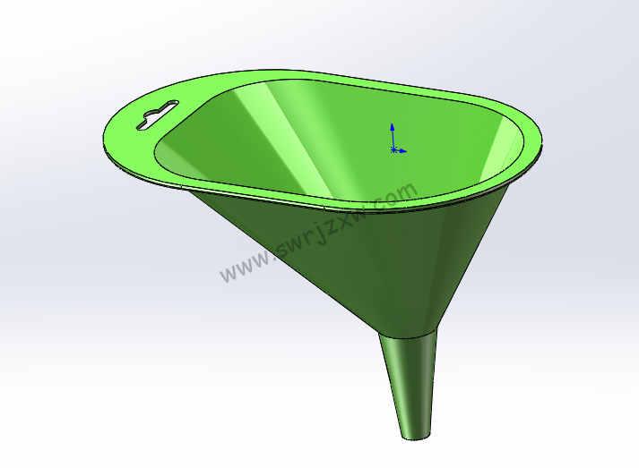 SolidWorks练习题之漏斗的绘制,放样命令巩固练习