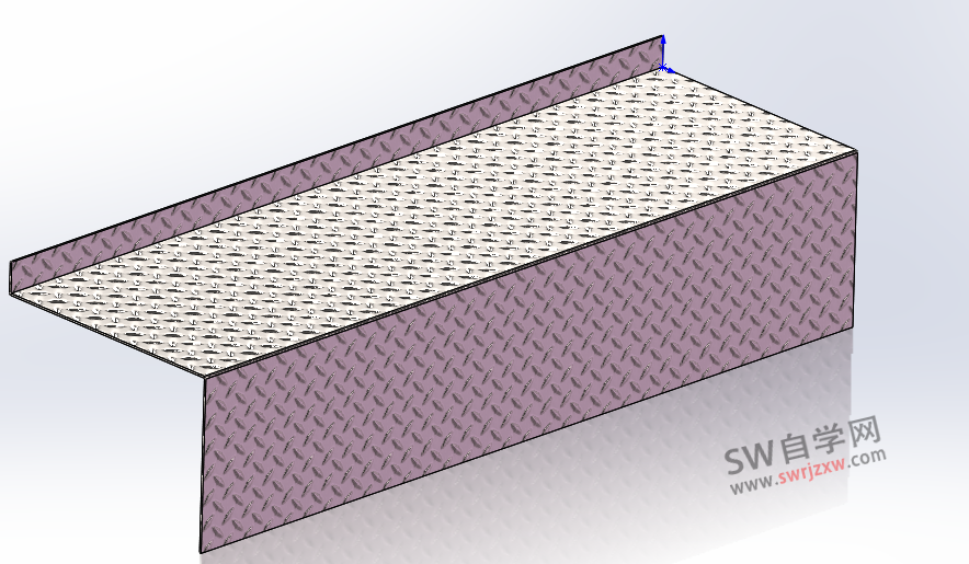 SolidWorks菱形防滑花纹板怎么做？方法很简单