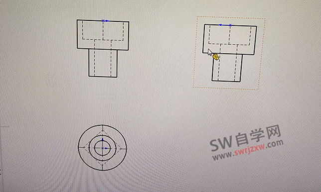 SolidWorks俯视图反了不对是怎么回事?如何解决?