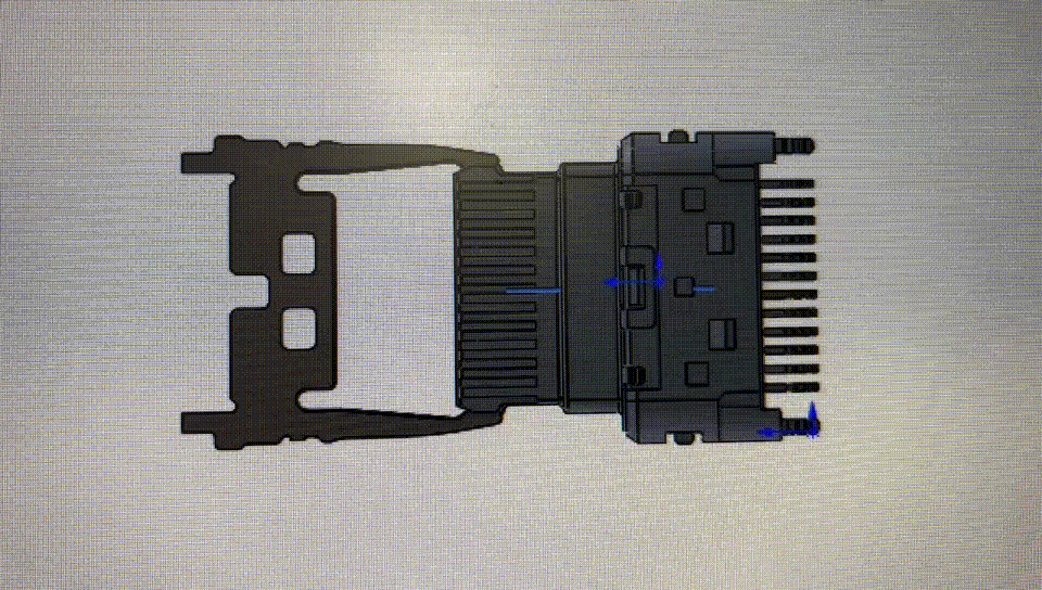 请问运动算例时左边这个金属件怎样可以张开啊？