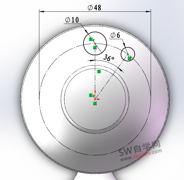 SolidWorks练习题之喷菇蘑菇造型,综合命令练习提高