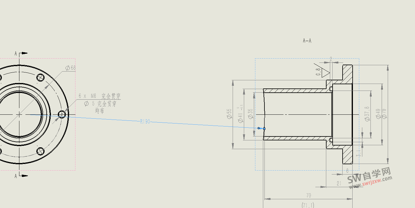 SolidWorks尺寸线打折怎么用？为啥打折尺寸不能调位置了？