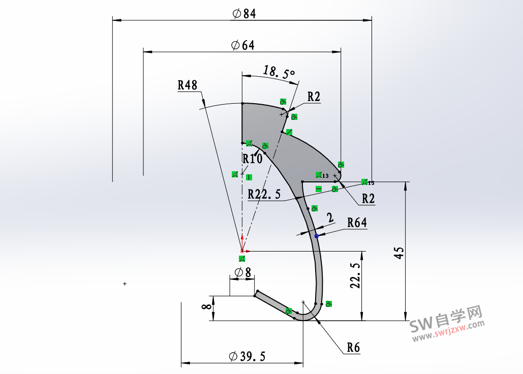 SolidWorks练习题之喷菇蘑菇造型,综合命令练习提高