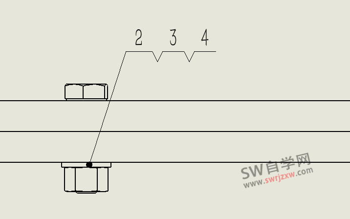 SolidWorks工程图零件成组零件序号怎么标注?