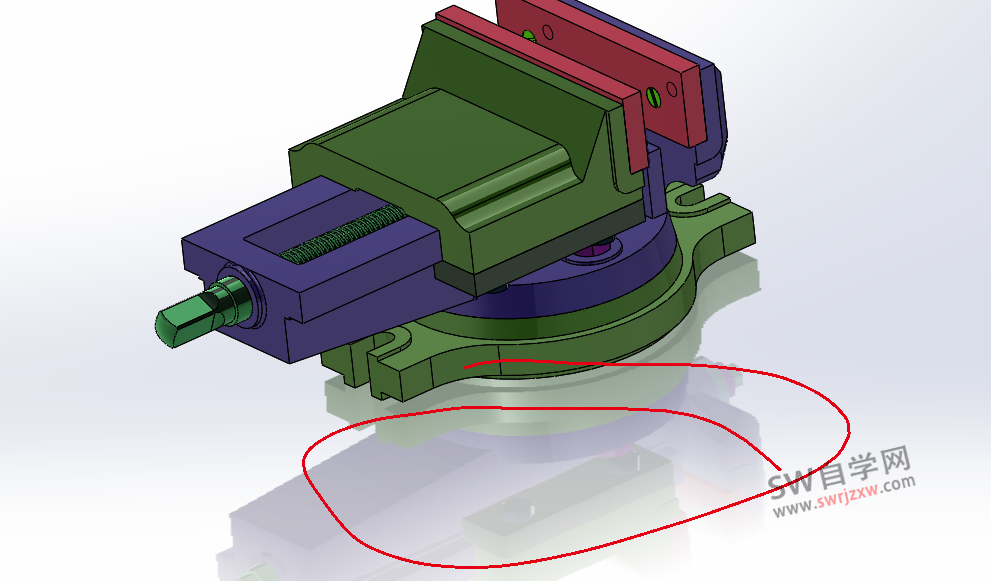 SolidWorks模型反光阴影怎么去掉？方法很简单
