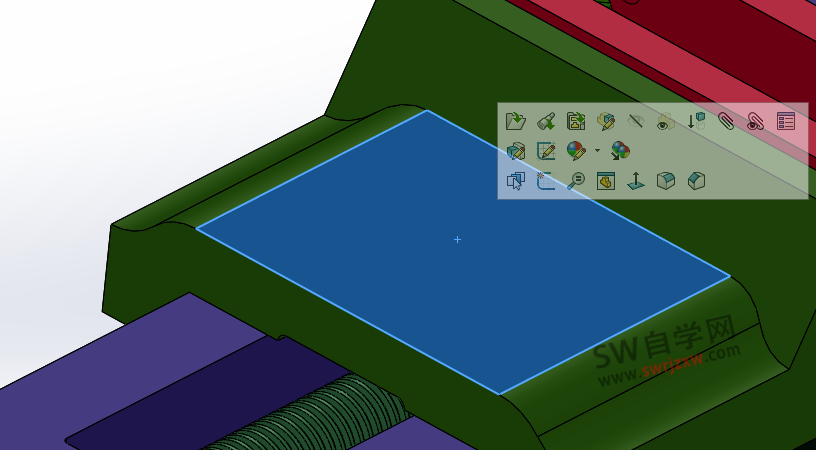 SolidWorks选中面没有高亮显示怎么解决？