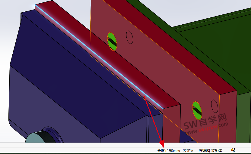 SolidWorks测量尺寸小技巧,不用点测量工具