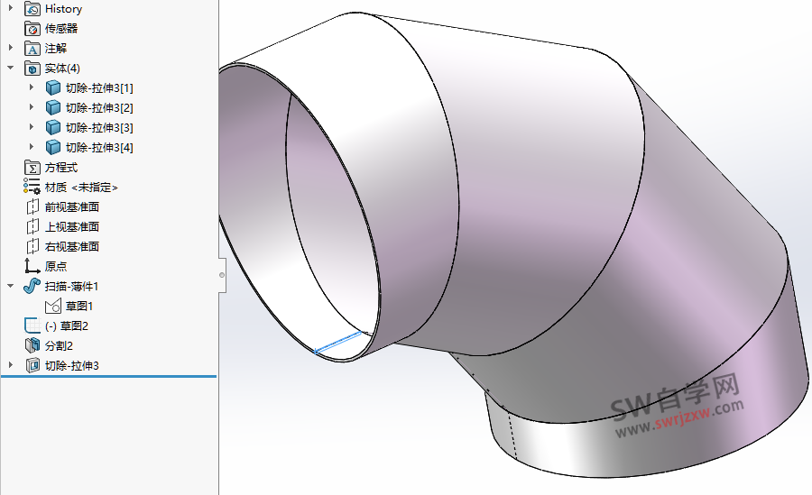 SolidWorks面属于现有钣金实体怎么解决?