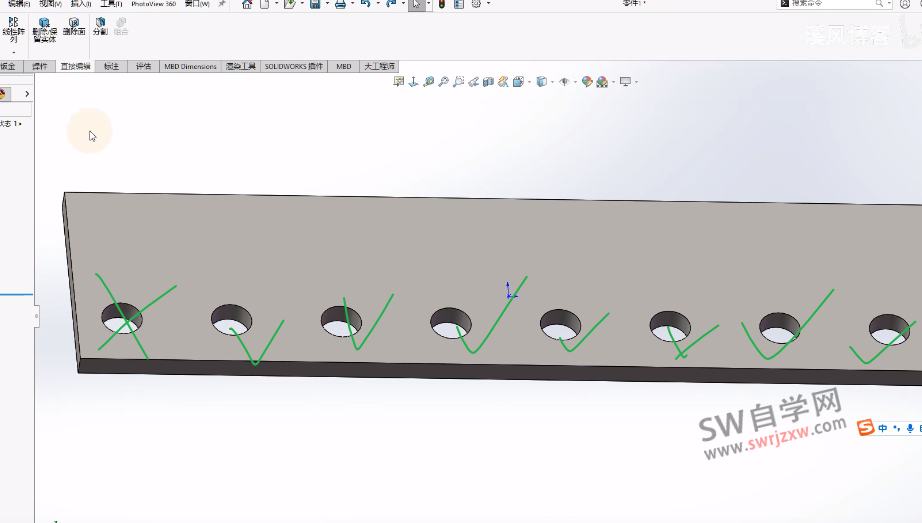 SolidWorks删除阵列源阵列特征不丢失的方法