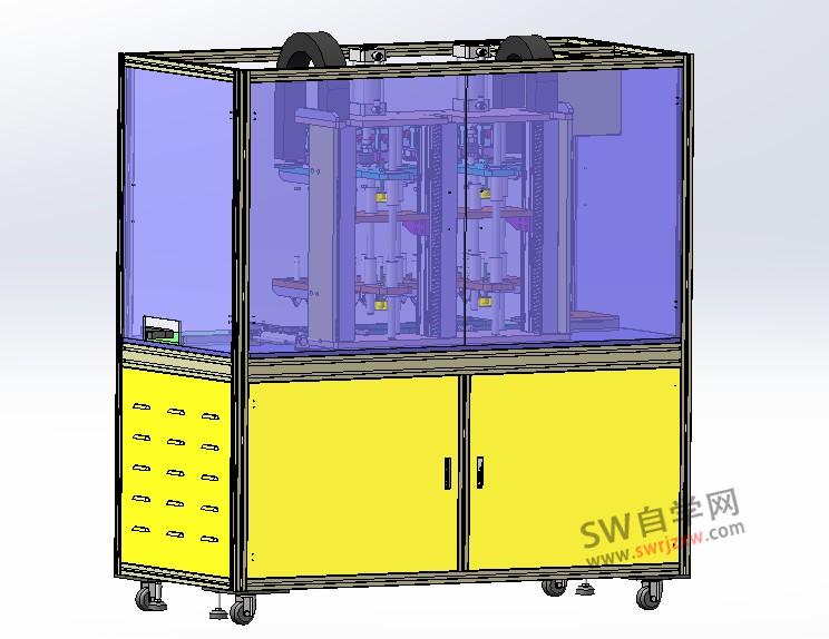 多头螺丝机/自动化螺丝锁付机图纸模型下载