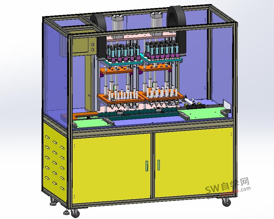 多头螺丝机/自动化螺丝锁付机图纸模型下载